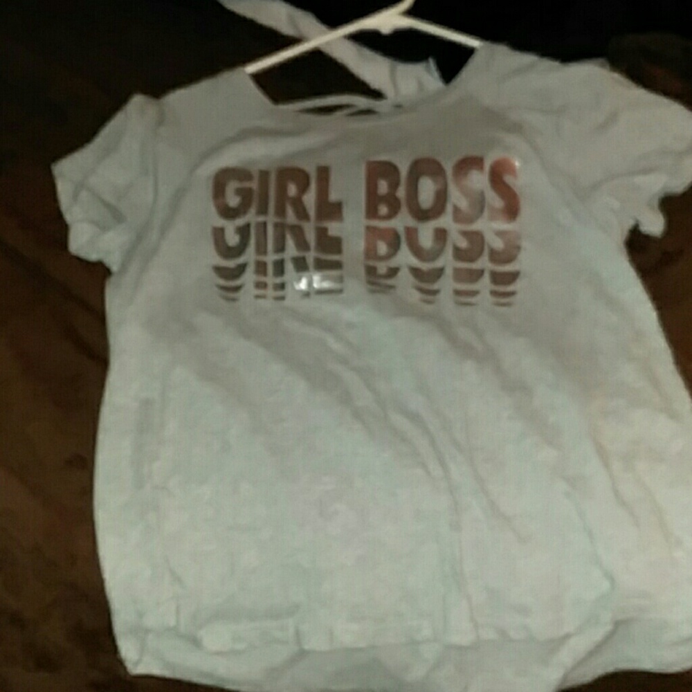 Girl Boss grey t-shirt (XXL)